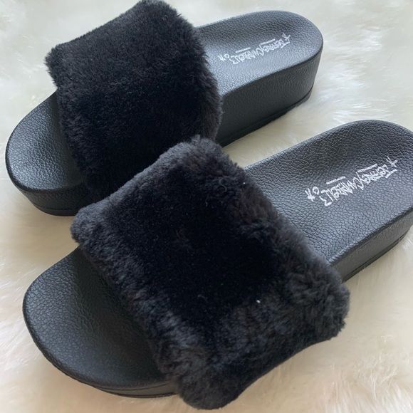 jeffrey campbell fur slides